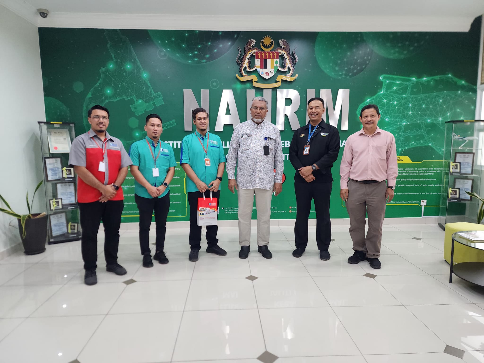 Central Laboratory UMPSA Benchmarking Visit to Institut Penyelidikan Air Kebangsaan (NAHRIM)